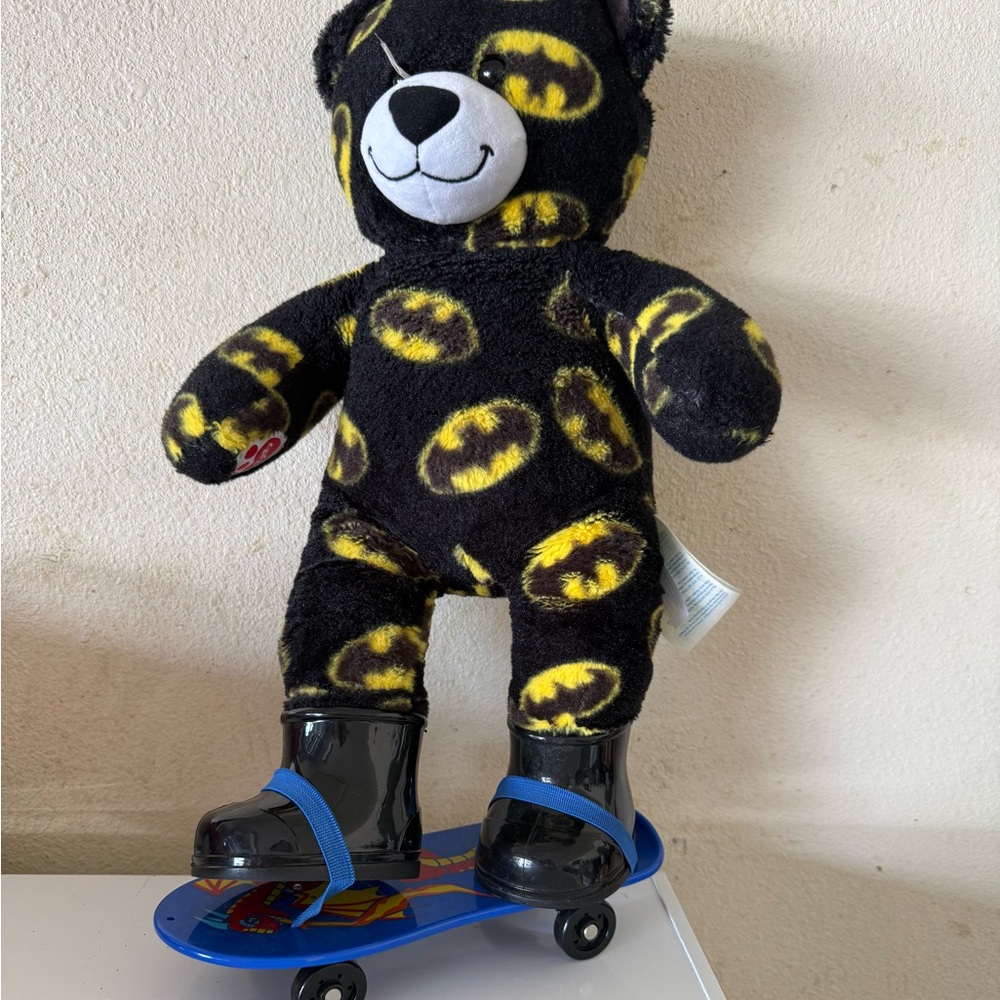 Build-A-Bear Black and Red Plush Car with Bear - Picture 3 of 8